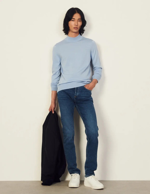 Washed jeans - Slim cut : RXSND0130951BVD027_1 : Sandro