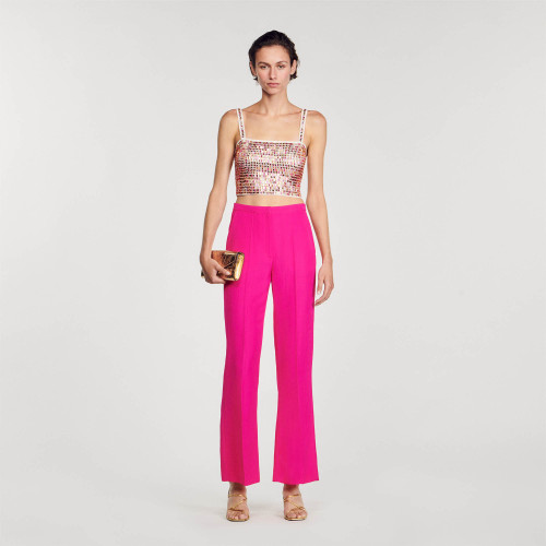 Flared Trousers : RXSND0143431FUS034_1 : Sandro