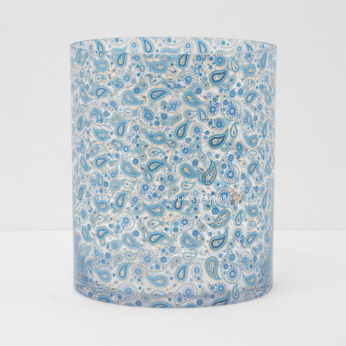 Etro V35 Vase Glass H.35 Cm Blue : FN AKA083 : Plaza Hollandi