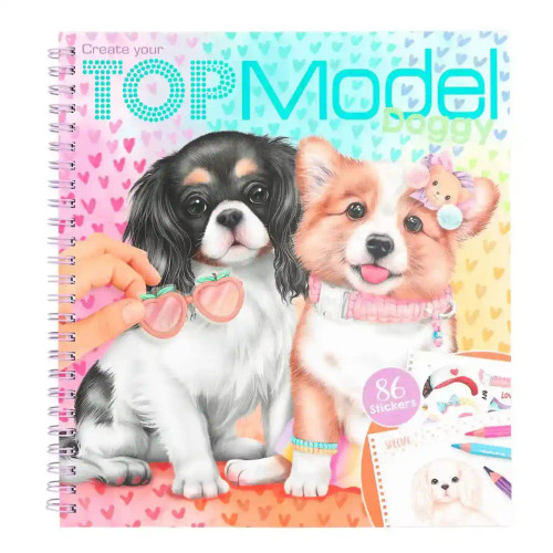 TOPModel Create Your TOPModel Doggy Colouring Book : 1139331 : Kiddy Zone