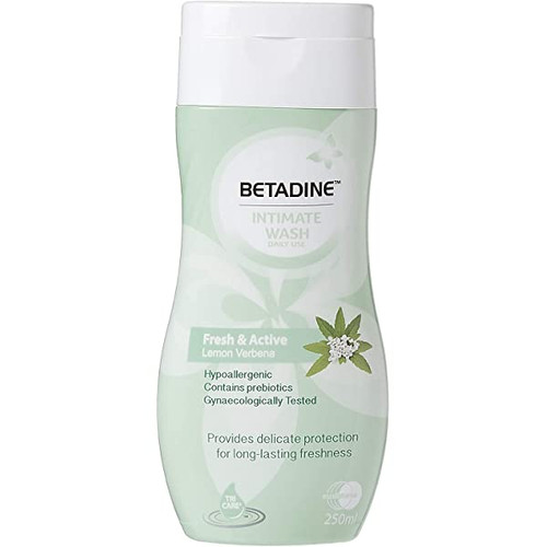 Betadine Intimate Wash Daily Fresh & Active Lemon Verbena 250 Ml : 95325 : Apple Pharmacy