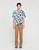 Blurry floral cotton T-shirt : RXSND0143212BLUSMA_1 : Sandro