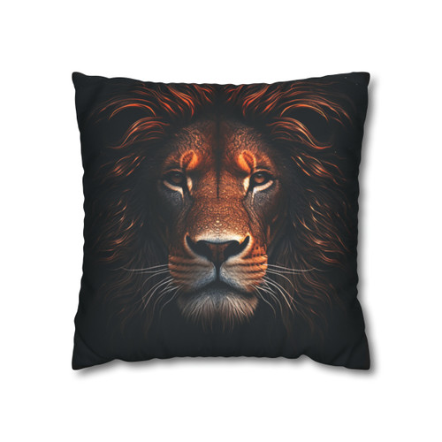 "Magnificent Virtue" Faux Suede Square Pillow Case