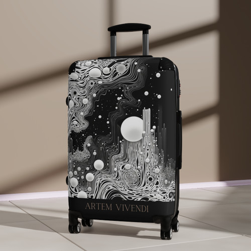 "It Has It All" 360° Swivel Statement Suitcase with Safety Lock