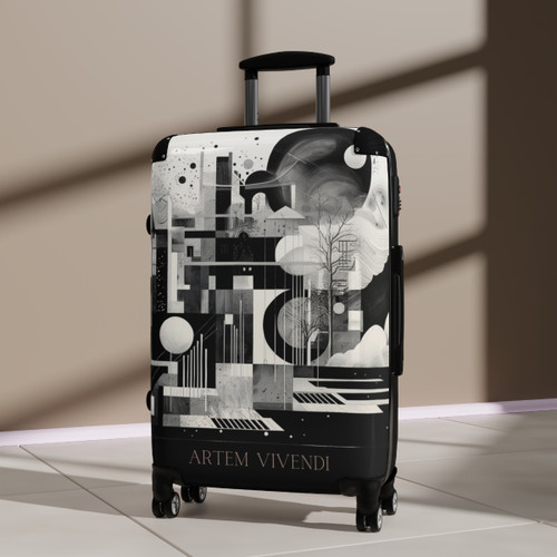 "Organs" 360° Swivel Statement Suitcase with Safety Lock