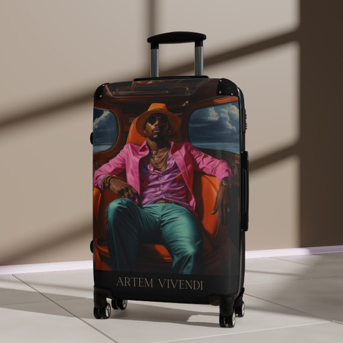 "I'm A Success" 360° Swivel Statement Suitcase with Safety Lock
