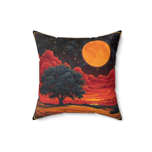 "Take A Moment" Spun Polyester Square Pillow