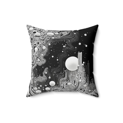"It Has It All" Spun Polyester Square Pillow