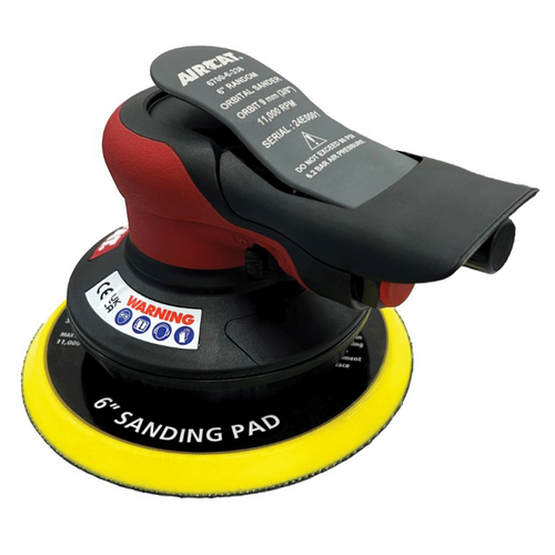 AirCat 6 Inch Composite 3/8 Inch Orbital Nonl Vacuum Palm Sander AirCat 6 Inch Composite 3/8 Inch Orbital Nonl Vacuum Palm Sander