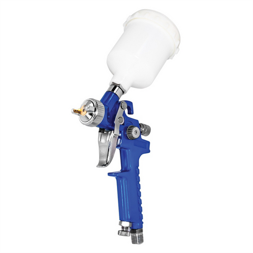AES Industries 504-10 504 Mini HVLP Gravity Feed Spray Gun with Cup, 1 mm, 250 mL Cup AES Industries 504-10 504 Mini HVLP Gravity Feed Spray Gun with Cup, 1 mm, 250 mL Cup