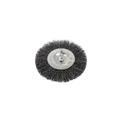 AES Industries 1864 Wire Wheel with Mandrel, 4 in Dia