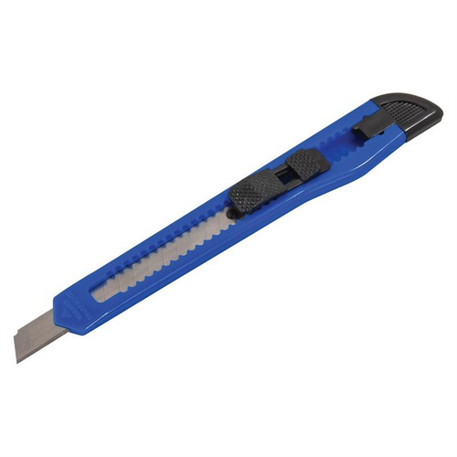 AES Industries 243 Small Snap-Off Blade Utility Knife, ABS Body, Steel Blade