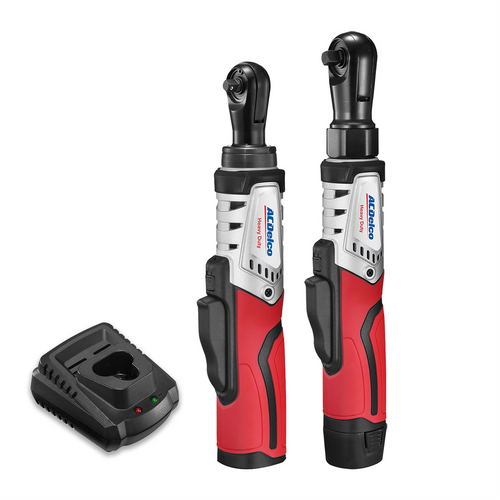 ACDelco ARW12103-K8 G12 Series 12V Li-ion Cordless �" & 3/8" Brushless Rachet Wrench Combo Tool Kit