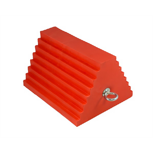 AME URETHANE WHEEL CHOCK ORANGE