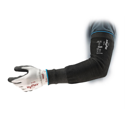 Ansell HyFlex 11250, Industrial Protective Sleeves, Cut Resist, Sleeves, Intercept, ANSI Cut A3; Size 16" No Thumb Narrow Ansell HyFlex 11250, Industrial Protective Sleeves, Cut Resist, Sleeves, Intercept, ANSI Cut A3; Size 16" No Thumb Narrow