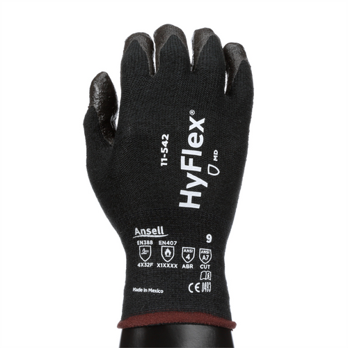 Ansell GLOVE HYFLEX 11-542 HIGH CUT SZ 10 12/PK