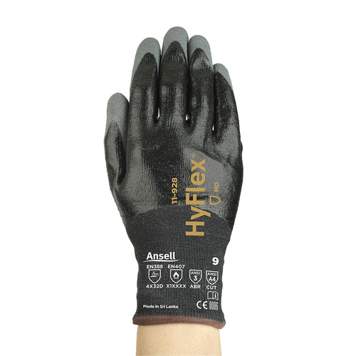 Ansell 15G INTERCEPT ARAMID LNR, 3/4 NITRILE DIP, NITR Ansell 15G INTERCEPT ARAMID LNR, 3/4 NITRILE DIP, NITR