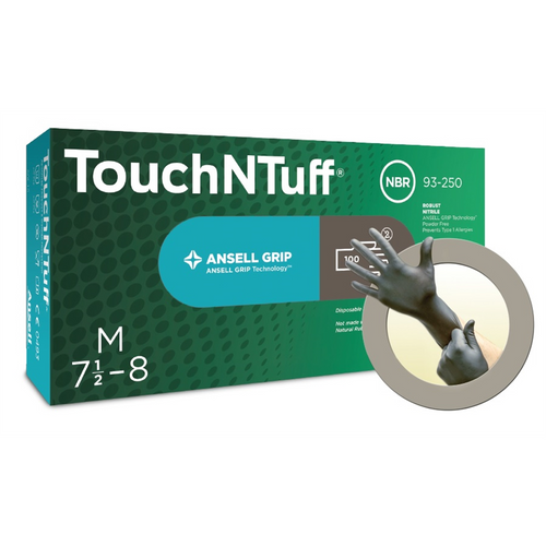 GLOVE TOUCHNTUFF 93-250 DISPOSABLE NITRILE SZ M GLOVE TOUCHNTUFF 93-250 DISPOSABLE NITRILE SZ M