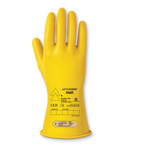 Ansell ACTIVARMR RIG CL00 11in Yellow SZ 9