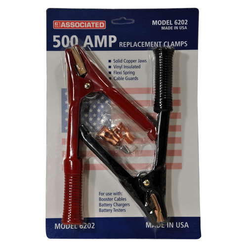 Associated CLAMPS BATTERY 500AMP COPPER VINYL INSULATION Associated CLAMPS BATTERY 500AMP COPPER VINYL INSULATION