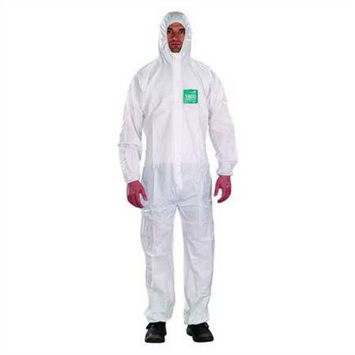 Ansell ALPHATEC 681800 BOUND HOODED COVERALL SIZE 2XL