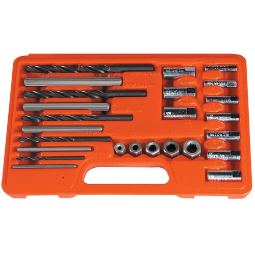 Astro Pneumatic SCREW EXTRACTOR/DRILL & GUIDE SET-10 PC Astro Pneumatic SCREW EXTRACTOR/DRILL & GUIDE SET-10 PC