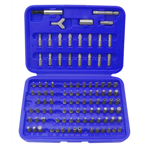 Astro Pneumatic PROF SCREWDRIVER BIT SET 100 PC.