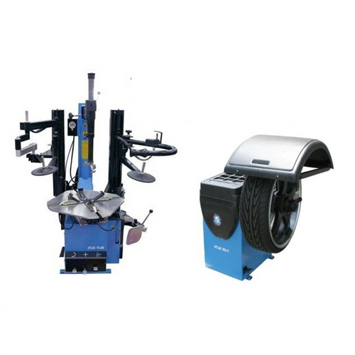 Atlas Automotive Equipment Atlas Equipment TC289DAA Rim Clamp Tire Changer + WB11 Wheel Balancer Combo Package (WILL CALL)