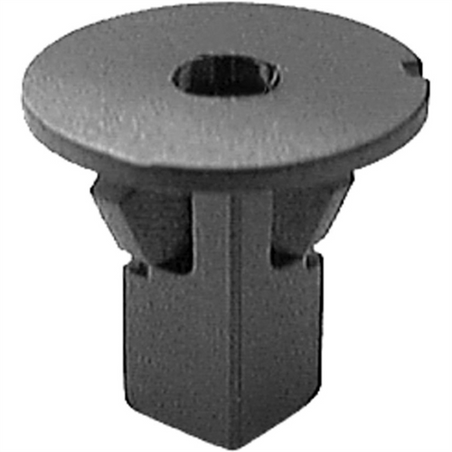 AUVECO 14267 Screw Grommet, M6.3 Screw x 20 mm Dia Head x 17 mm L Stem x 8 mm Hole, Nylon, Black