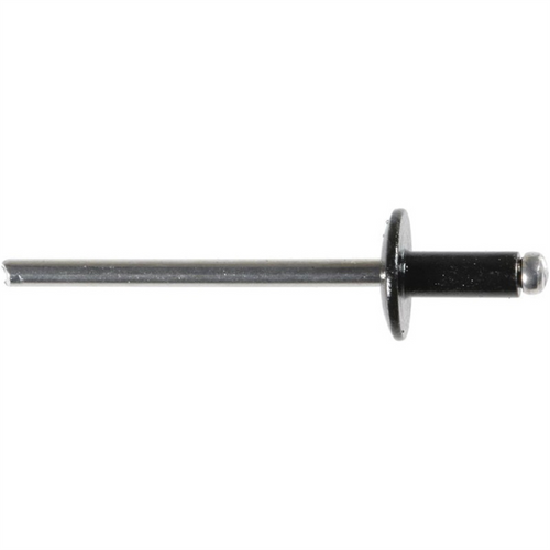 AUVECO 16834 Windshield Blind Rivet, 1/8 in Dia x 1/8 to 3/16 in Grip Range, Aluminum Rivet/Mandrel, Black