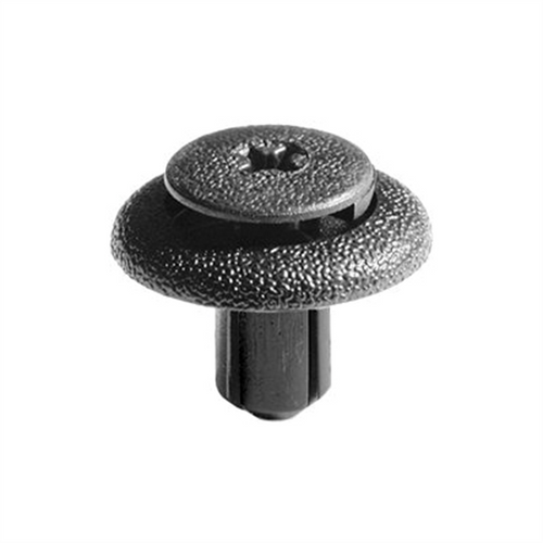 AUVECO 17992 Push-Type Screw-Type with Open End Retainer, 20 mm Dia Head x 12 mm L Stem x 7 mm Hole, Nylon, Black AUVECO 17992 Push-Type Screw-Type with Open End Retainer, 20 mm Dia Head x 12 mm L Stem x 7 mm Hole, Nylon, Black