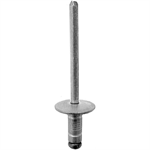 AUVECO LGE FLANGE RIVET 5/32 DIA. 3/64-1/4 GRIP ALUM/STL