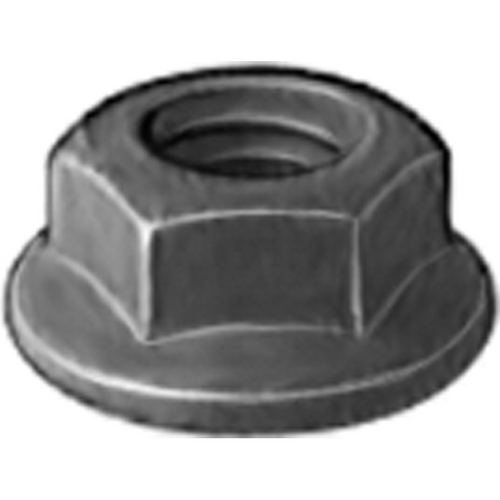 AUVECO HEX FLANGE NUT M5-.8 BLACK OXIDE