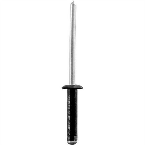 AUVECO 21113 Specialty Rivet, 5/32 in Dia x 3/64 to 9/32 in Grip Range, Aluminum Rivet/Mandrel, Black