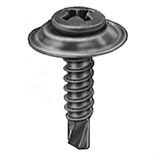 AUVECO 11455 Phillips Oval/Sems Head Teks Point Countersunk Washer Tapping Screw, #8 Screw x 3/4 in L AUVECO 11455 Phillips Oval/Sems Head Teks Point Countersunk Washer Tapping Screw, #8 Screw x 3/4 in L