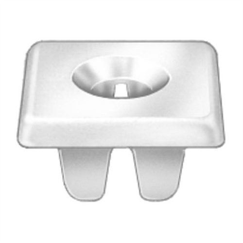 AUVECO GM LICENSE PLATE NYLON NUT, 1/4-20 SCREW SIZE