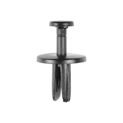 AUVECO AP12567 Push-Type with Open End Front Fender Mud Skirt and Fender Liner Retainer, 11/16 in Dia, Nylon, Black