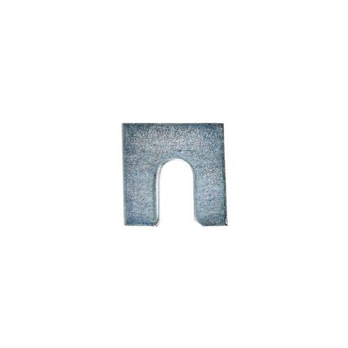 AUVECO AP3155 Shim, 1/16 in THK x 3/8 in Slot x 1-1/4 x 1-1/8 in, Zinc