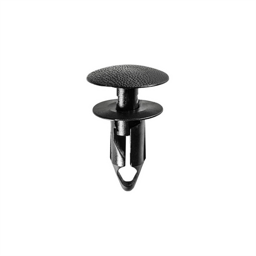 AUVECO AP19615 Push-Type with Closed End Type 3 Rear Bumper Cover Retainer, 20 mm Dia Head x 21 mm L Stem, Nylon