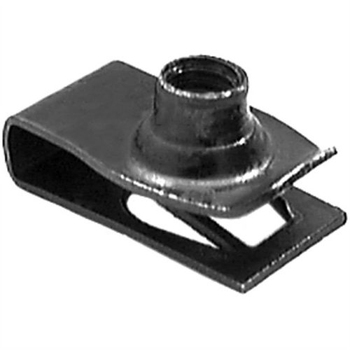 AUVECO AP12669 Short Extruded U-Nut, M6 x 1 mm Screw, Phosphate