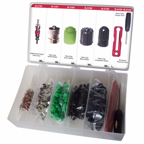 Bartec USA Valve Caps & Cores Assortment Kit