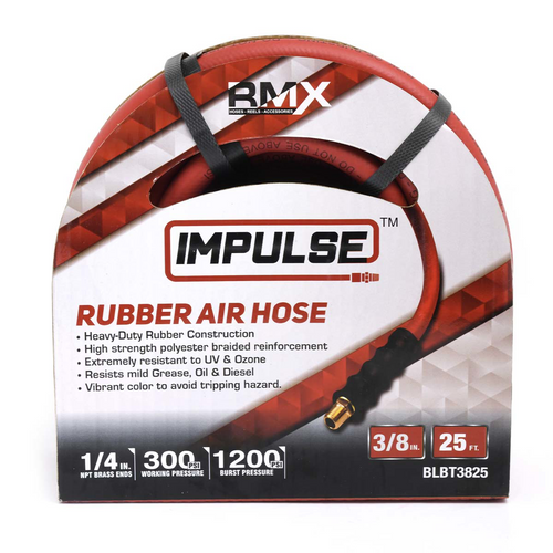 BluBird BluBird Air Hose RAV 3/8 in. x 25 ft. Rubber