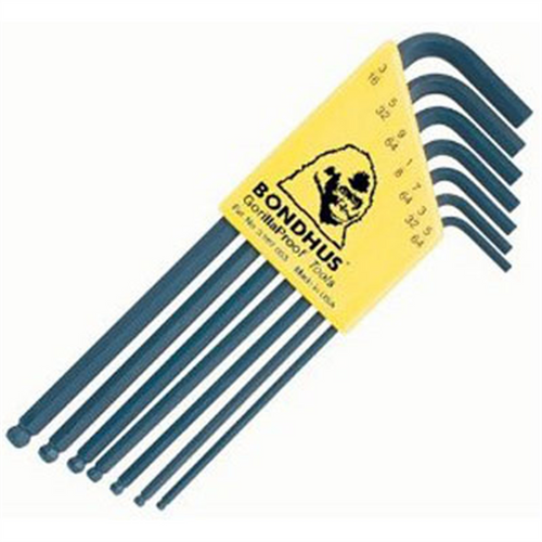 Bondhus Corp. 7PC BALL HEX L-WR SET