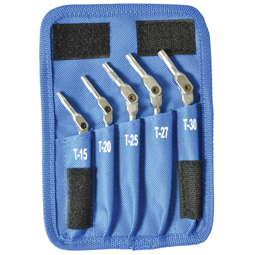 Bondhus Corp. 5PC HEX PRO PIVOT HEAD TORX WRENCH SET