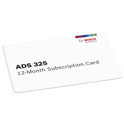 Bosch ADS 325 12-Month Software Subscription Bosch ADS 325 12-Month Software Subscription