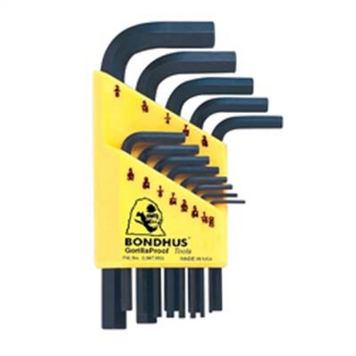 Bondhus Corp. 13pc Short Hex Wr Set