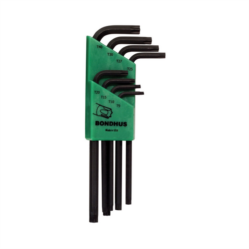 Bondhus Corp. 8pc Set Star L-Wr L -T9-T40 Bondhus Corp. 8pc Set Star L-Wr L -T9-T40