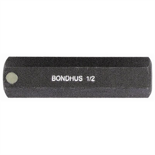 Bondhus Corp. Hex Bit 1/2", 2" Length