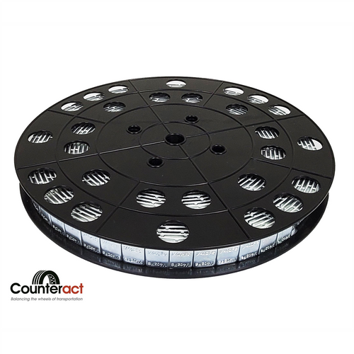 Counteract Steel Adhesive Wheel Weight Roll - Silver Counteract Steel Adhesive Wheel Weight Roll - Silver