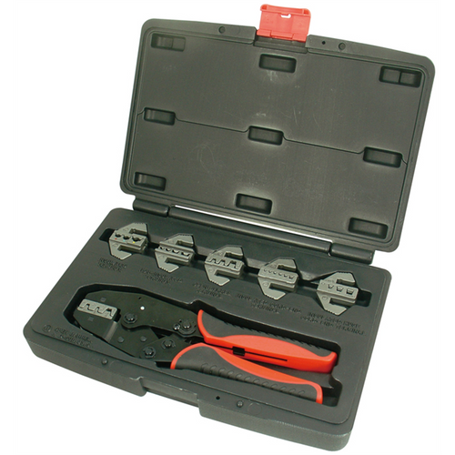 Astro Pneumatic 7pc Interchangeable Quick Ratchet Crimping Tool Se Astro Pneumatic 7pc Interchangeable Quick Ratchet Crimping Tool Se
